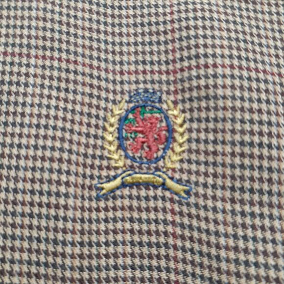 Tommy Hilfiger Mens Shirt XL Brown Long Sleeve Button Down 100% Cotton - Picture 2 of 7